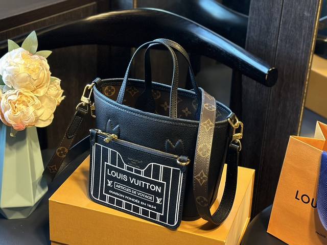 原版皮 折叠礼盒 官网飞机箱 Lv新款超迷你neverfull Bb又奶又高级 超mini尺寸轻盈便携~却不失优雅气质