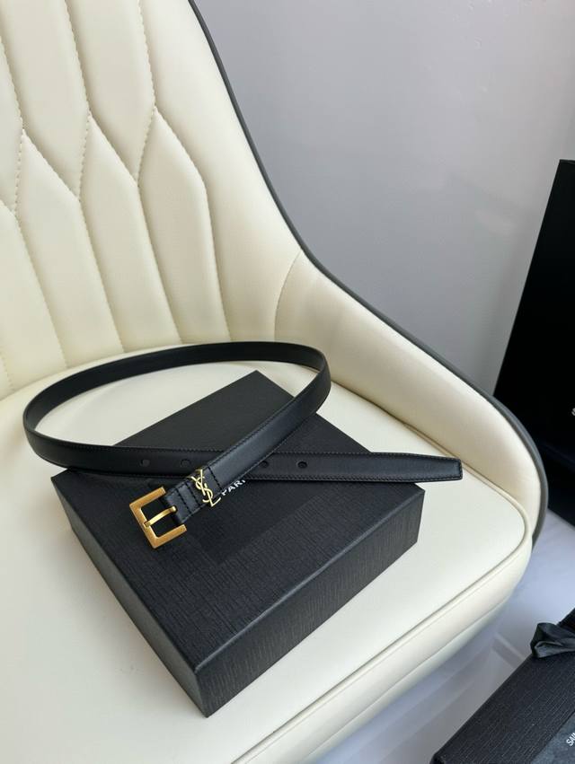 圣罗兰ysl自诞生的那一刻起，就在人们心中留下了色彩缤纷.浪漫高雅的形象，经典而不落俗套是他的特征。圣罗兰ysl这款2.0Cm女款腰带复古精工雕花金属扣将复古风