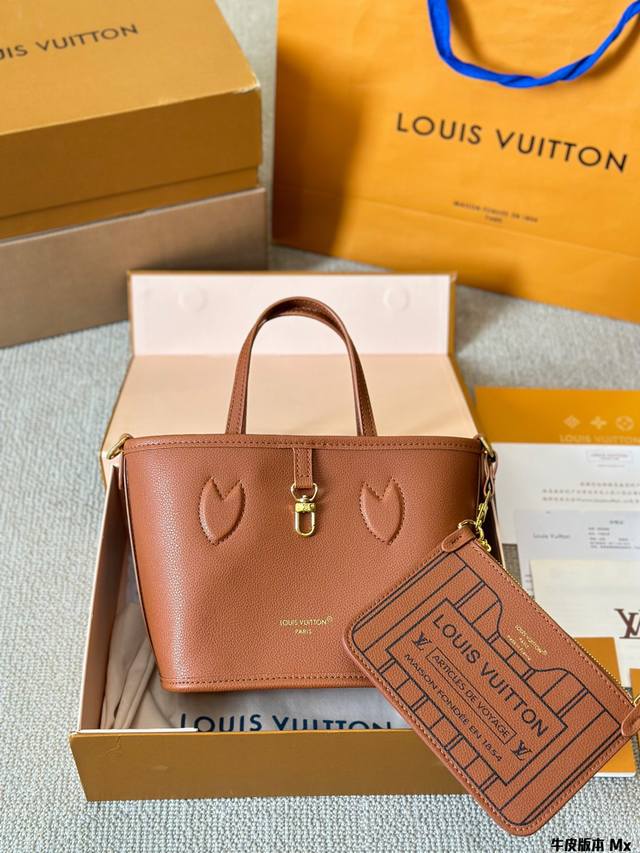 牛皮版本 Lv新款 2024最新新款托特包 简直爱不释手 复古时髦 绝绝子洋气 设计灵感直比graceful 火起来了冲 全套包装 尺寸20 18Cm
