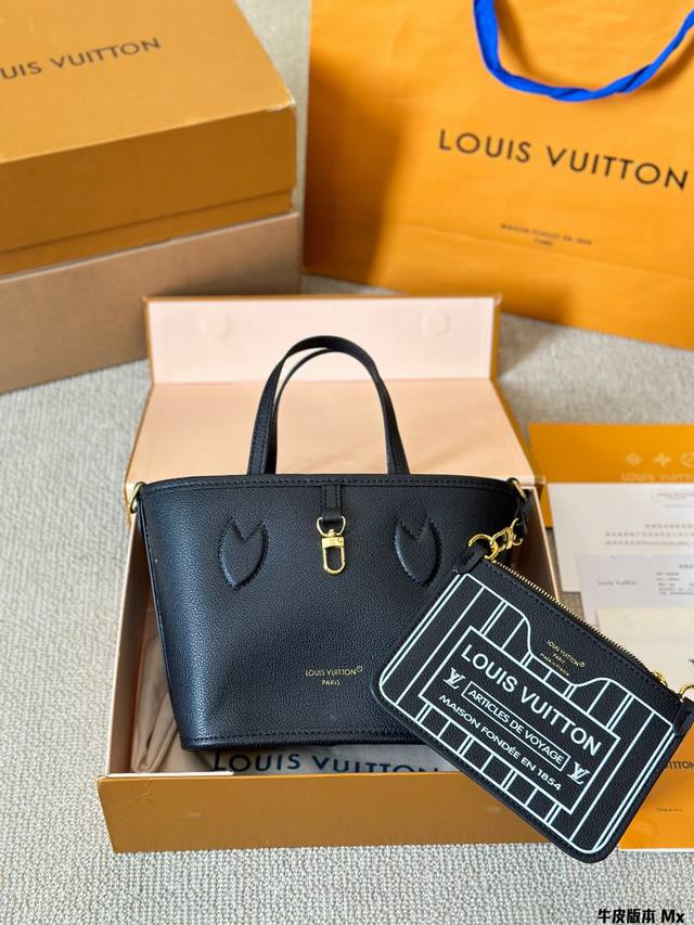 牛皮版本 Lv新款 2024最新新款托特包 简直爱不释手 复古时髦 绝绝子洋气 设计灵感直比graceful 火起来了冲 全套包装 尺寸20 18Cm