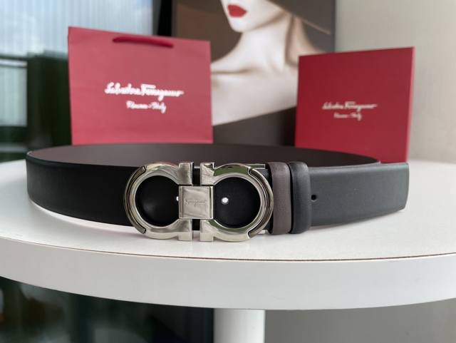 菲拉格慕 -双面意大利进口头层小牛皮,搭配真空电镀亮面纯铜扣,经典款式,专柜有售,市场顶级品质,支持验货 配送全套专柜包装,宽度 3.5Cm 菲拉格慕 -双面意大利进口头层小牛皮,搭配真空电镀亮面纯铜扣,经典款式,专柜有售,市场顶级品质,支持验货 配送全套专柜包装,宽度 3.5Cm