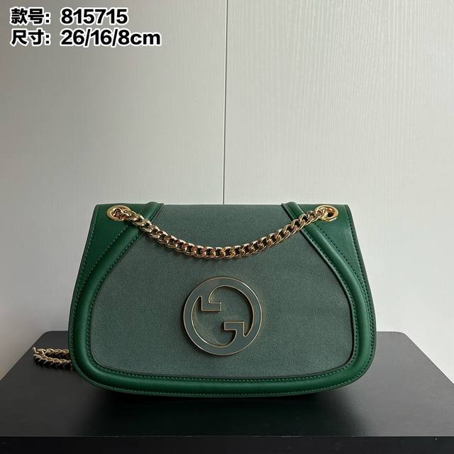 实拍# 款号：815715 尺寸：26 16 8Cm Gg Blondie链条系列 创新五金Logo更出彩 磁吸开合 内有小袋 肩带多种背法